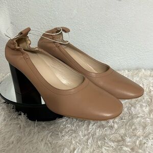 Everlane Day Heel Dark Tan 2.75” Size 7